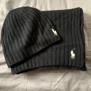 Polo/Ralph Lauren Matching winter hat and scarf.
